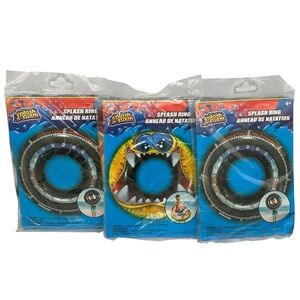 SPLASH-N-SWIM SPLASH RING FLOAT BUNDLE (3) POOL BEACH LAKE TOY FUN